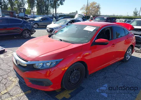 2016 Honda Civic Lx z USA, uszkodzony, nr VIN 2HGFC2F57GH560847